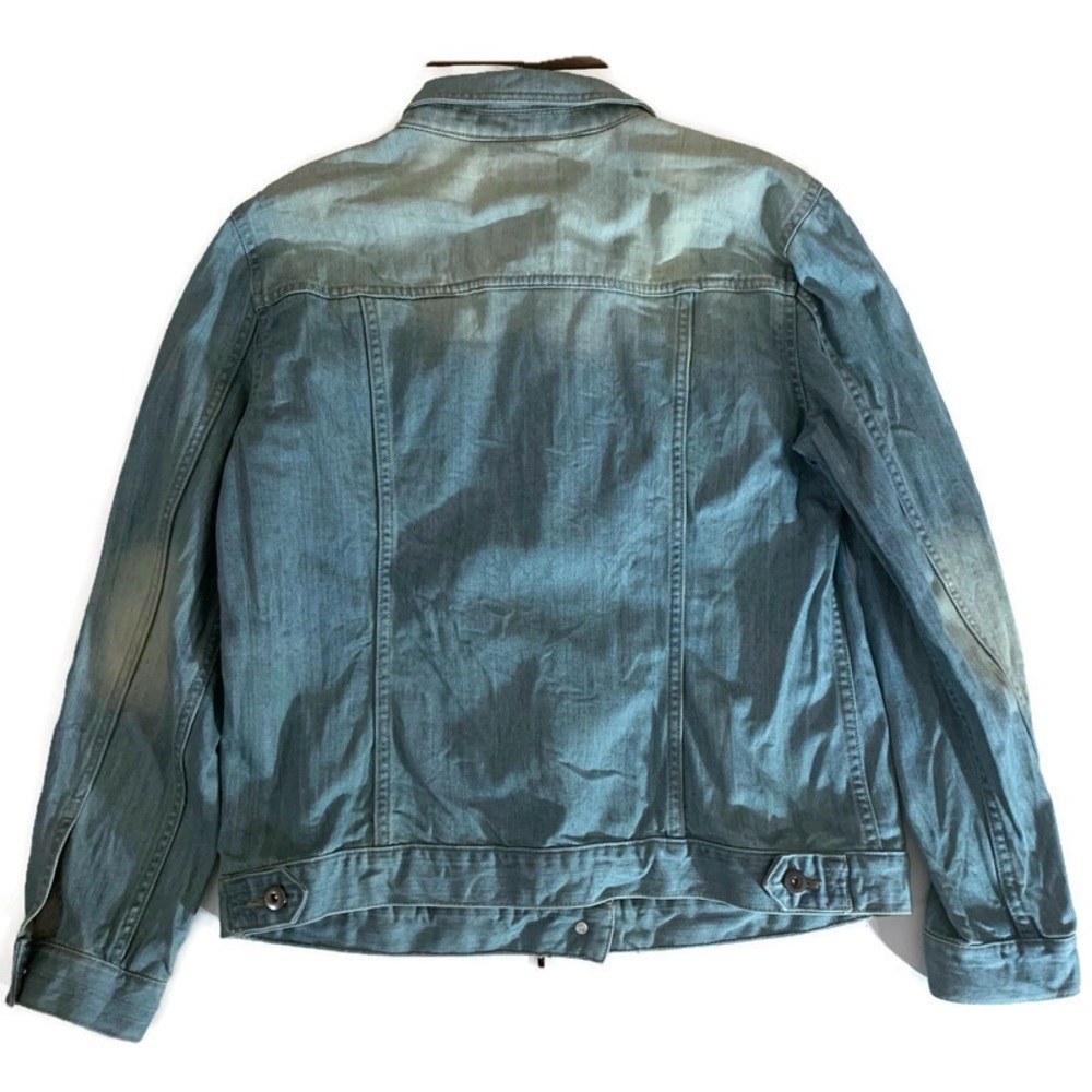 Jennifer Lopez Crackle denim jacket - Picture 3 of 6